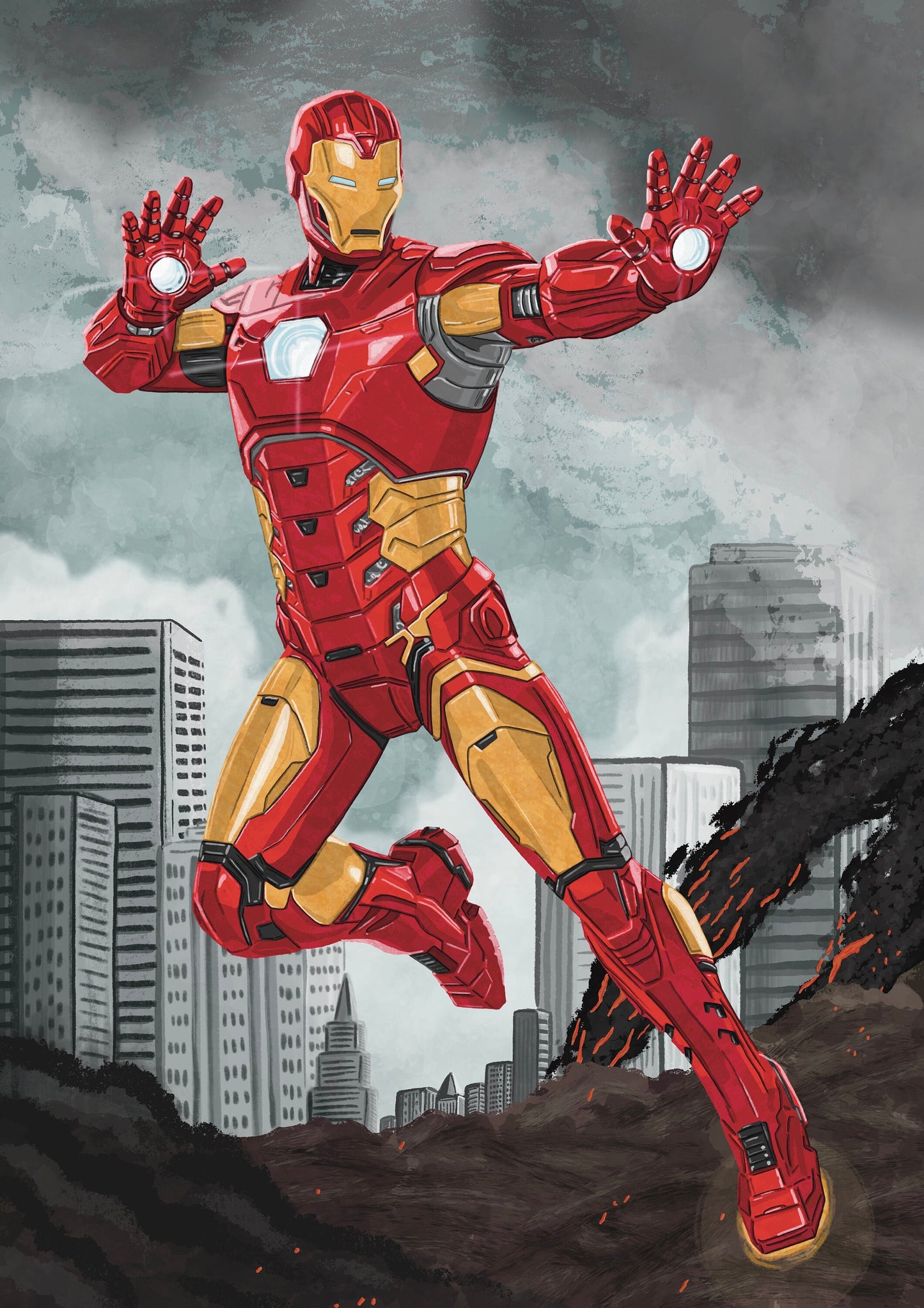 Wall Art | Iron Man | Marvel | Illustration Print