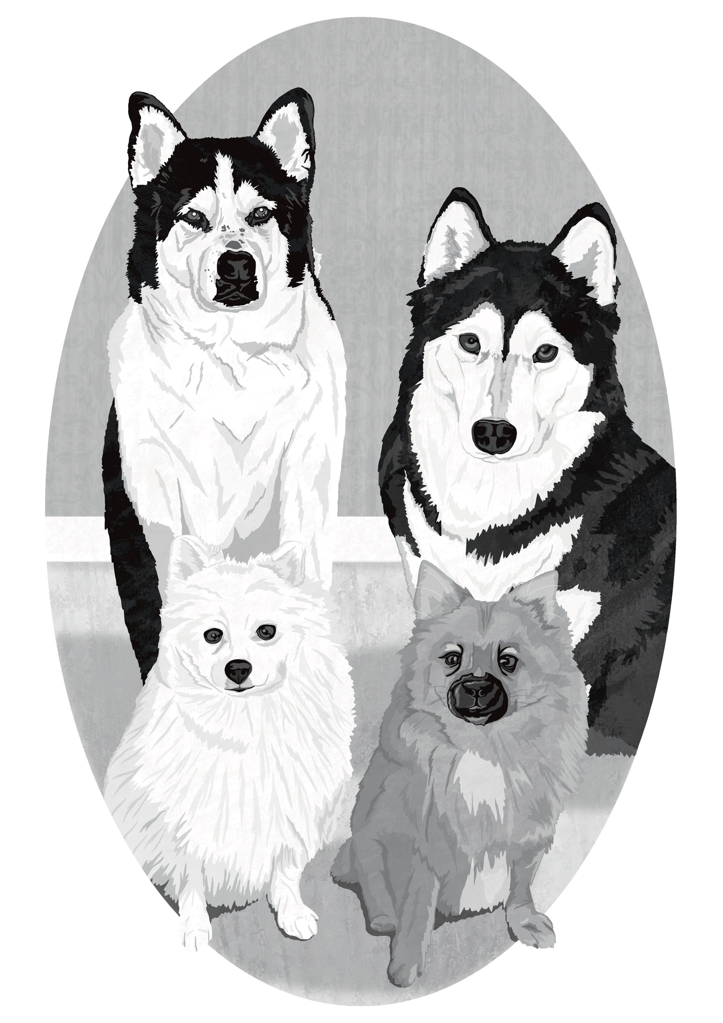 Bespoke Digital Illustration Pet Portrait
