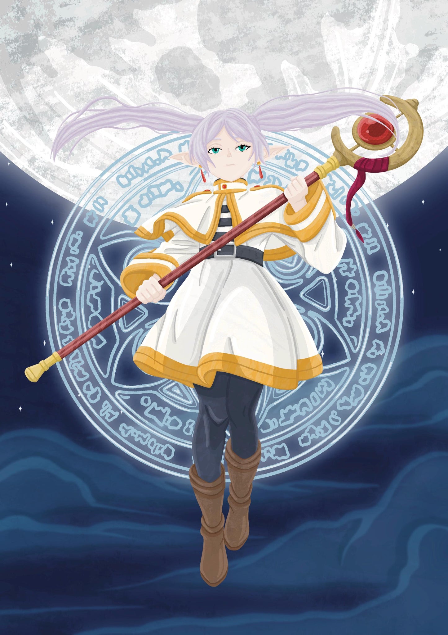 Wall Art | Frieren | Anime | Illustration Print