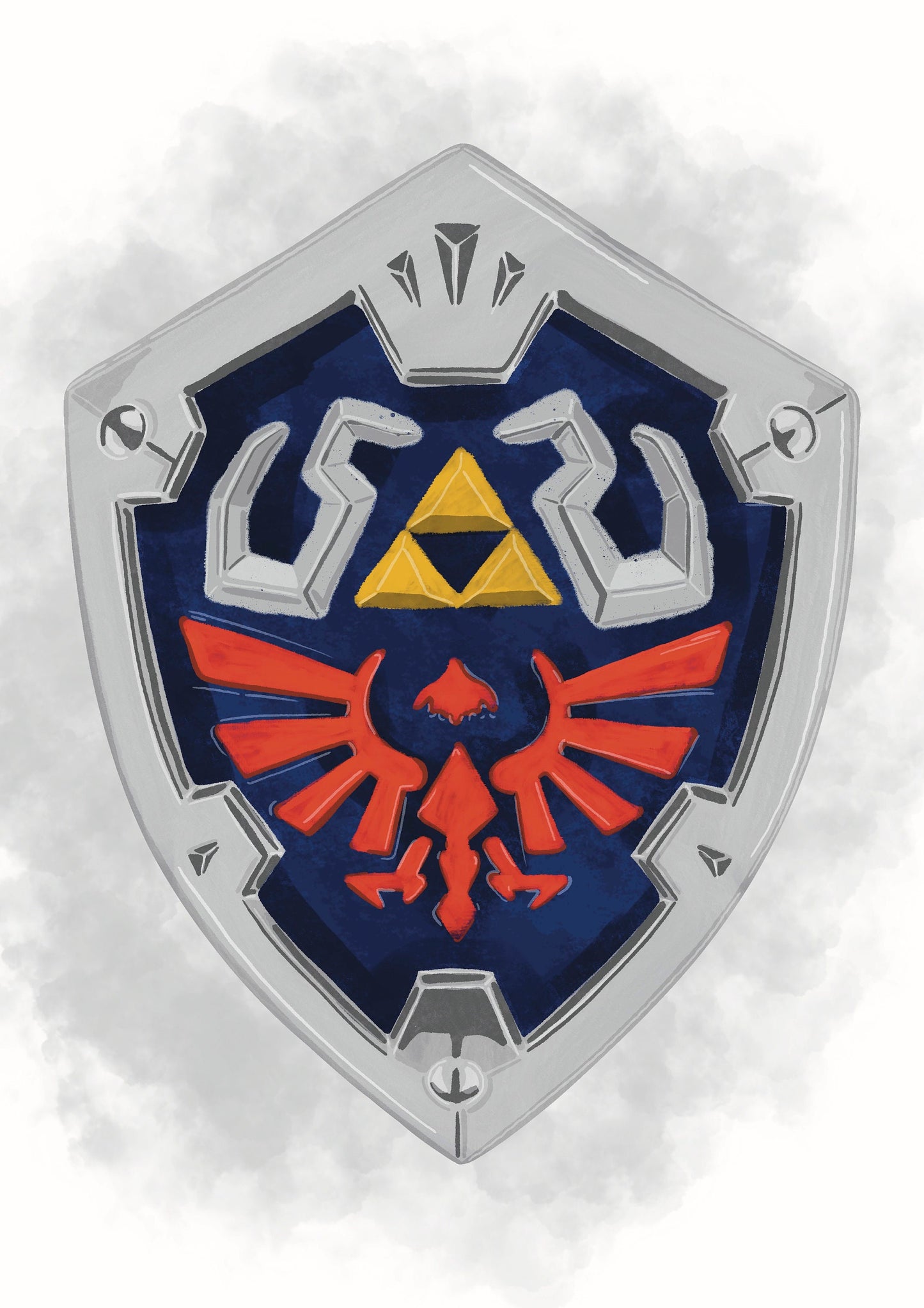Wall Art | Link's Shield | Zelda | Illustration Print