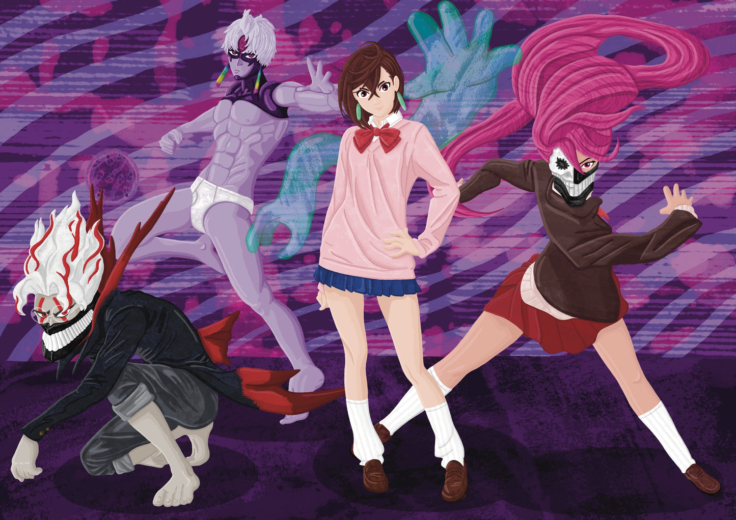 Wall Art | Dan Da Dan | Anime | Illustration Print