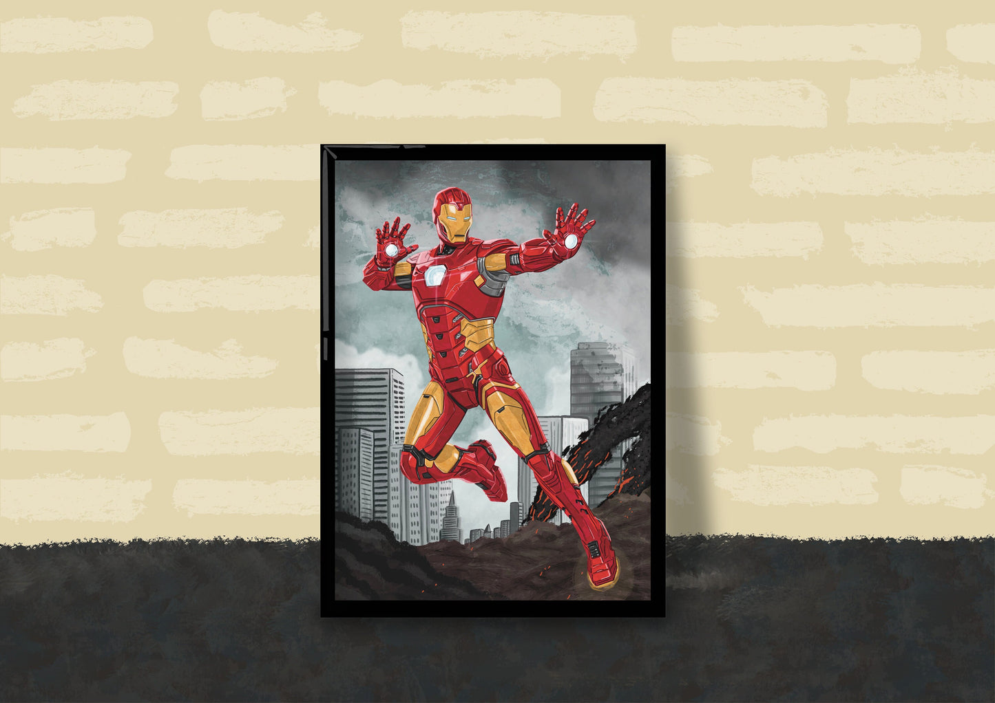 Wall Art | Iron Man | Marvel | Illustration Print