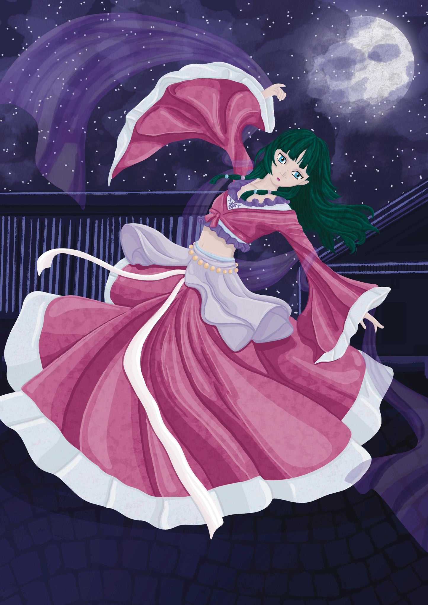 Wall Art | MaoMao Dance | Anime | Apothecary Diaries | Illustration Print