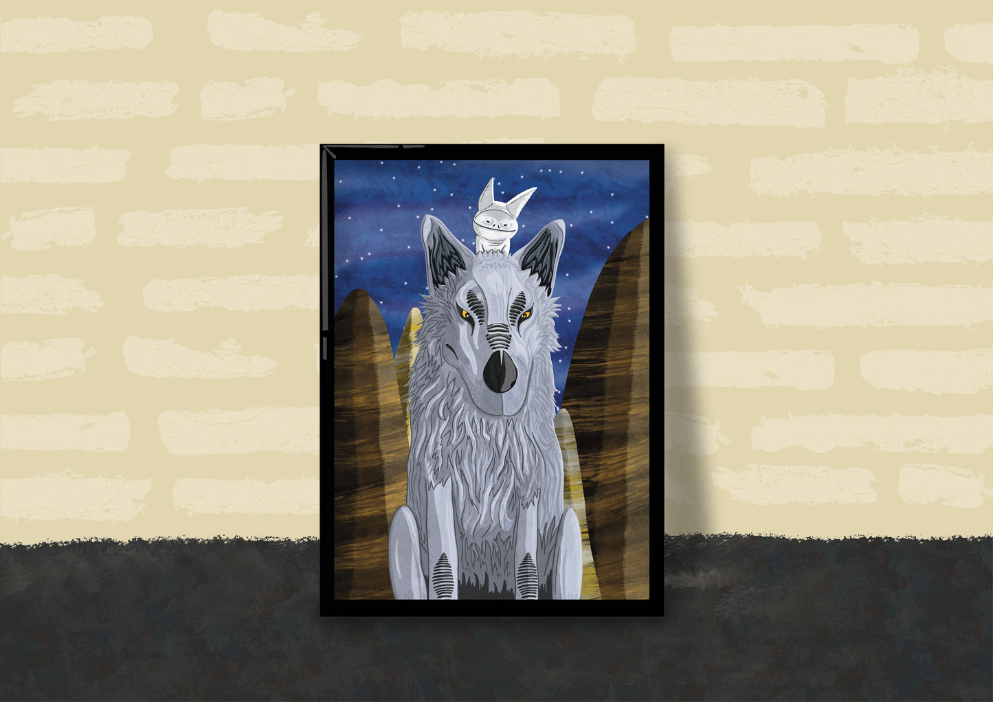 Wall Art | Lothwolf and Lothcat  | Star Wars | Illustration Print