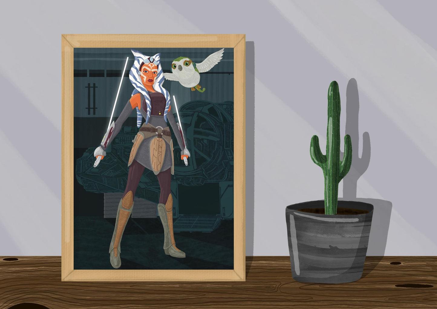 Wall Art | Ahsoka and Morai | Star Wars | Illustration Print