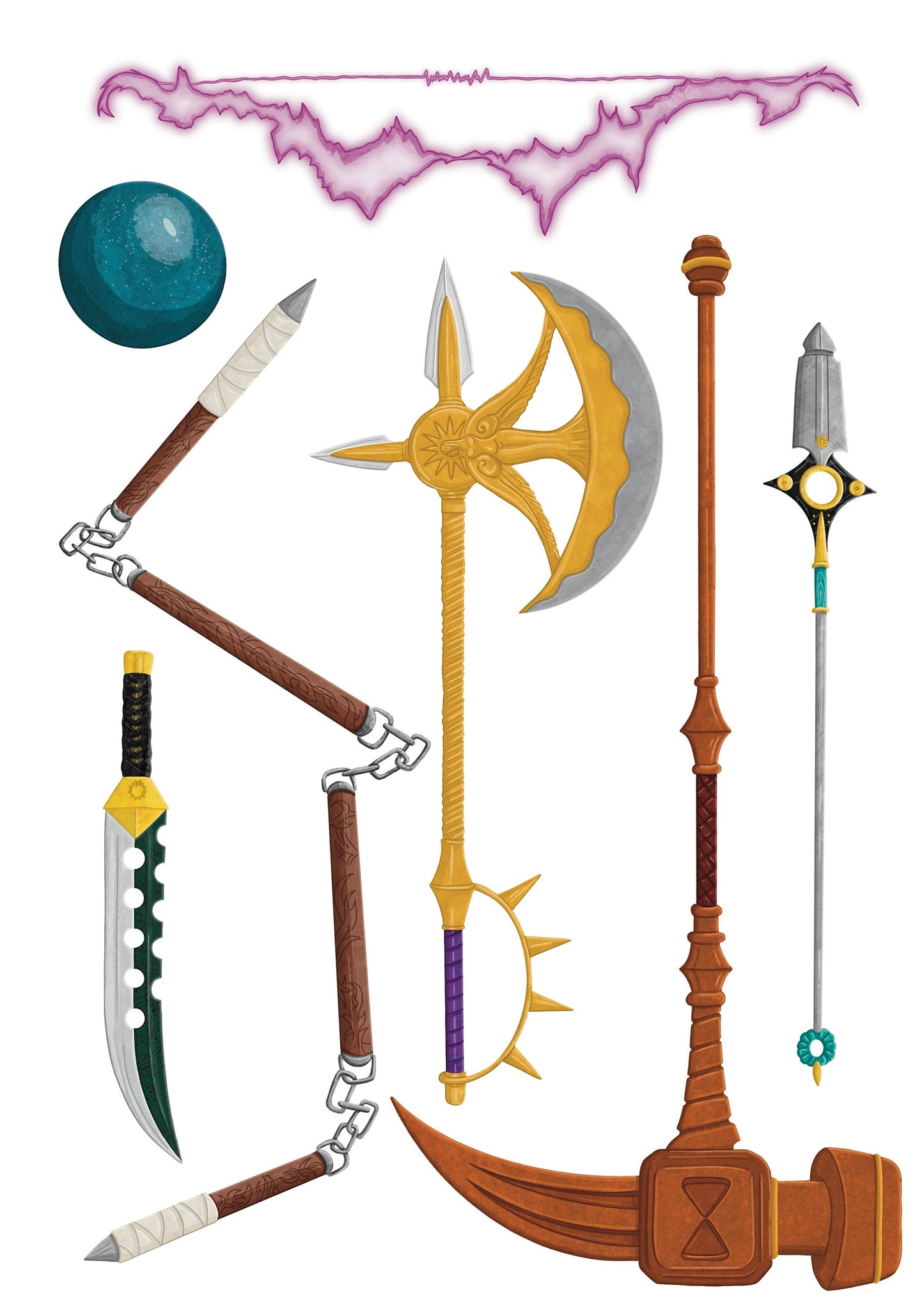 Wall Art | Sacred Treasures | Anime | Seven Deadly Sins | Illustration Print