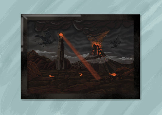 Wall Art | Mordor | Lord of the rings | Illustration Print