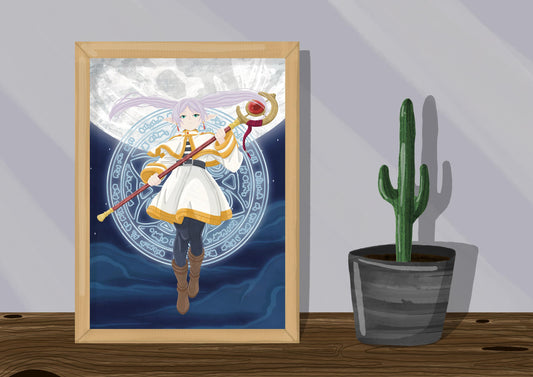 Wall Art | Frieren | Anime | Illustration Print