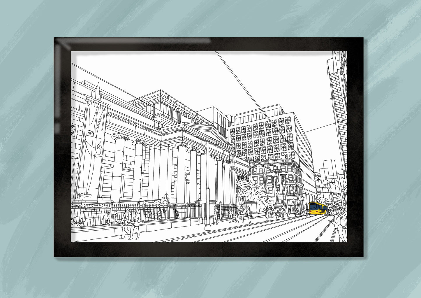 Line Art | Manchester Gallery | Landmark | Illustration Print