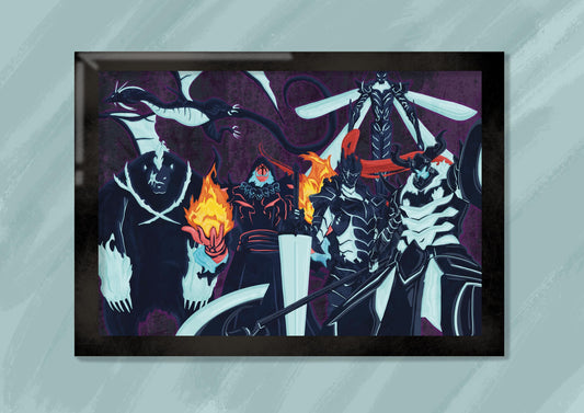 Wall Art | Shadow Army | Anime | Solo Levelling | Illustration Print