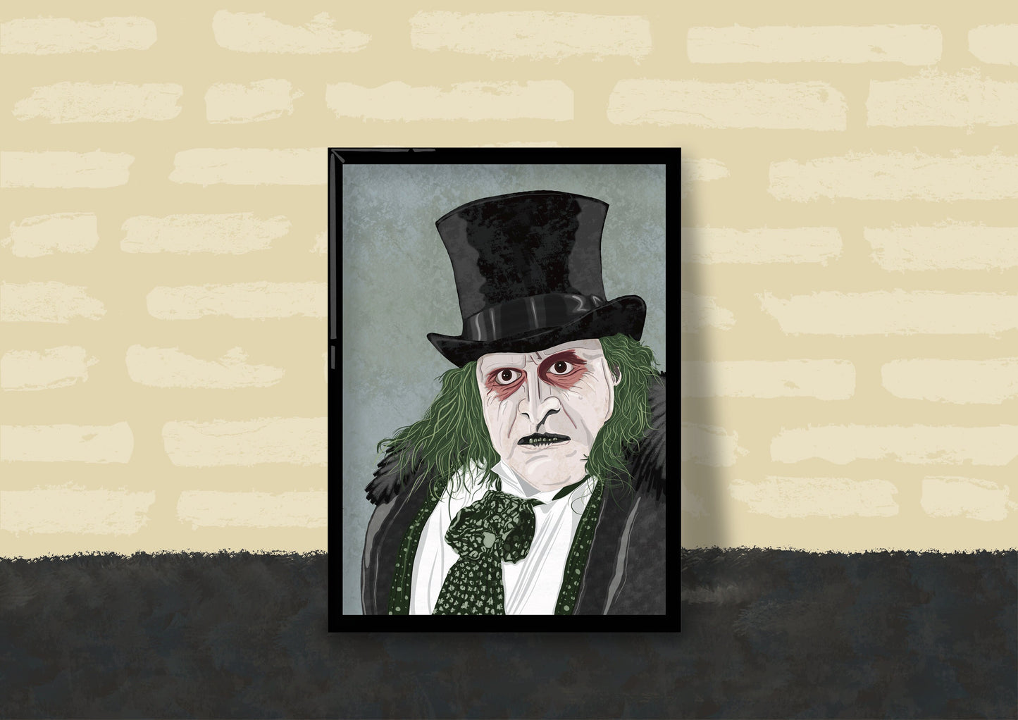 Wall Art | Penguin | Batman | Illustration Print