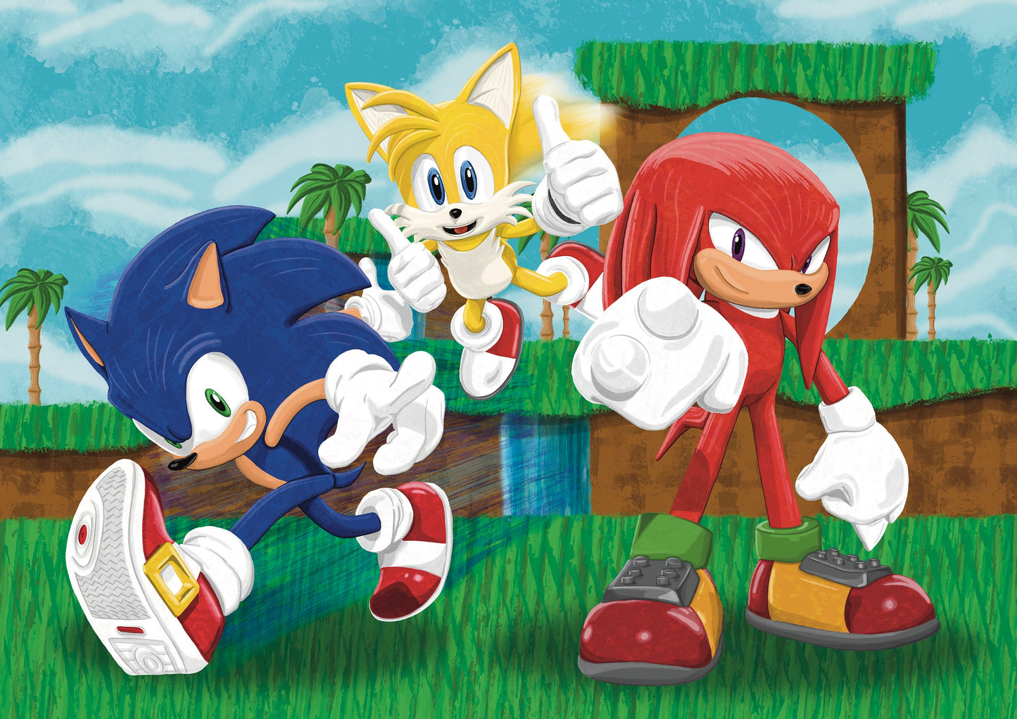Wall Art | Team Sonic | Saga | Illustration Print