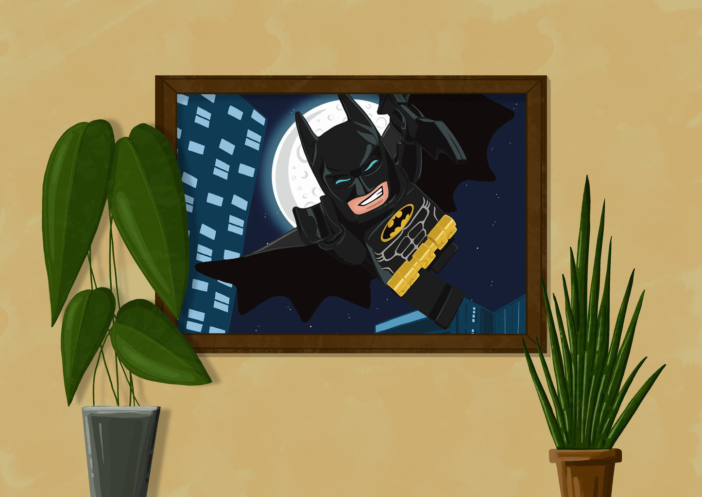 Wall Art | Lego Batman | Illustration Print