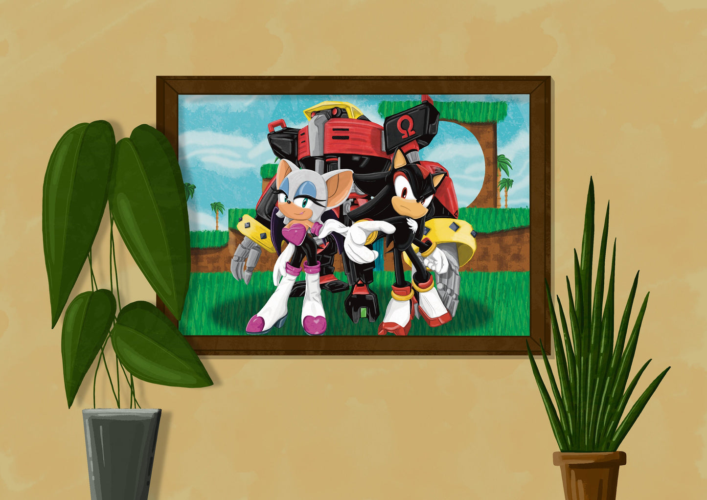 Wall Art | Team Dark | Shadow | Saga | Illustration Print
