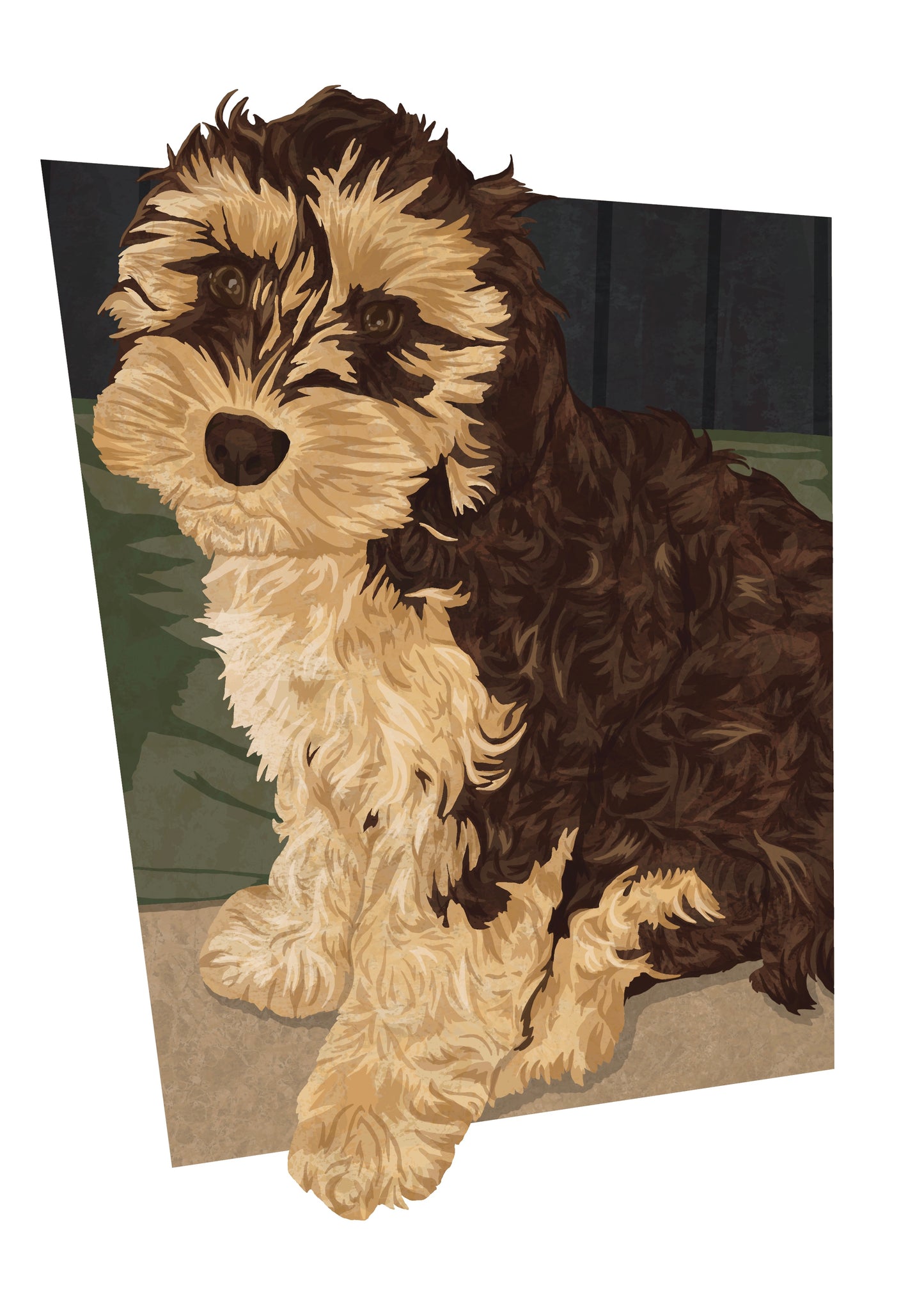 Bespoke Digital Illustration Pet Portrait