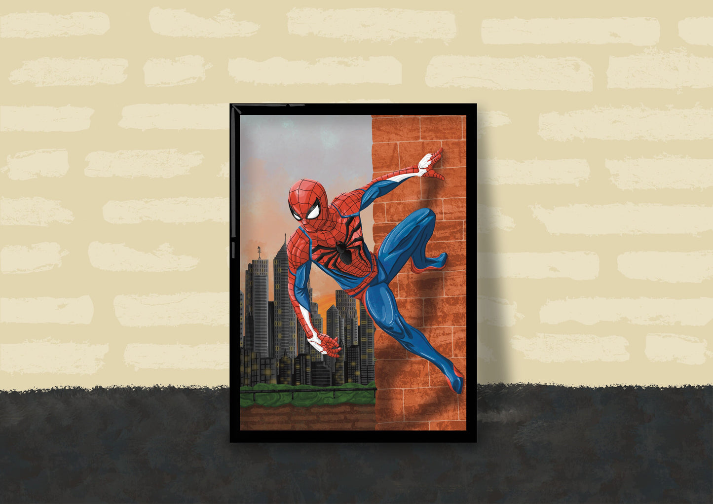 Wall Art | Spiderman | Marvel | Illustration Print