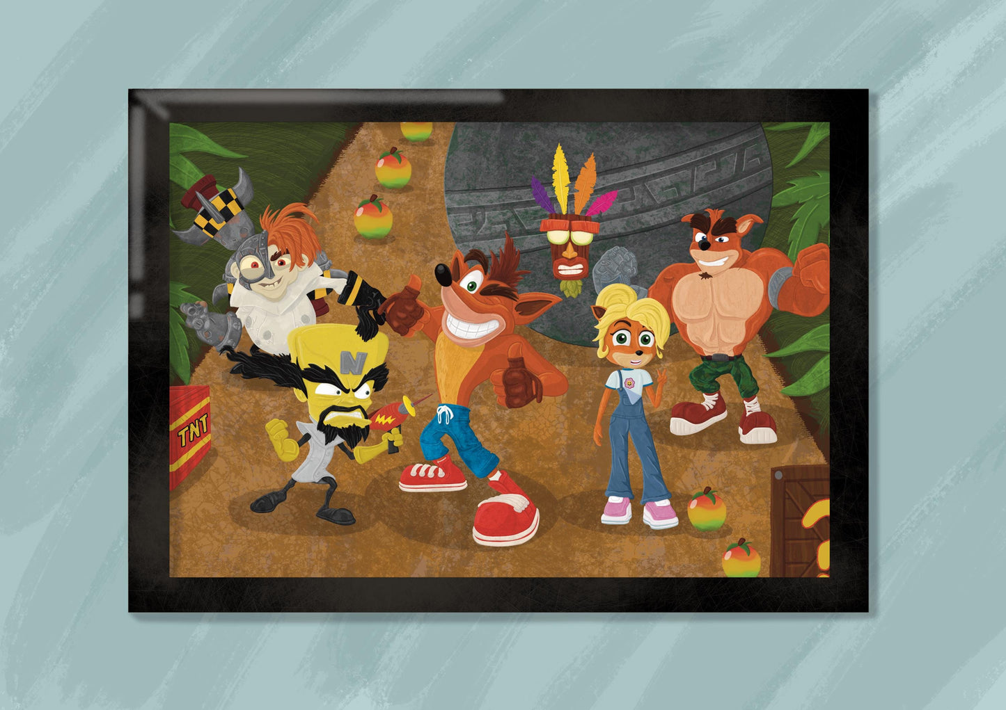 Wall Art | Crash Bandicoot | Activision | Illustration Print