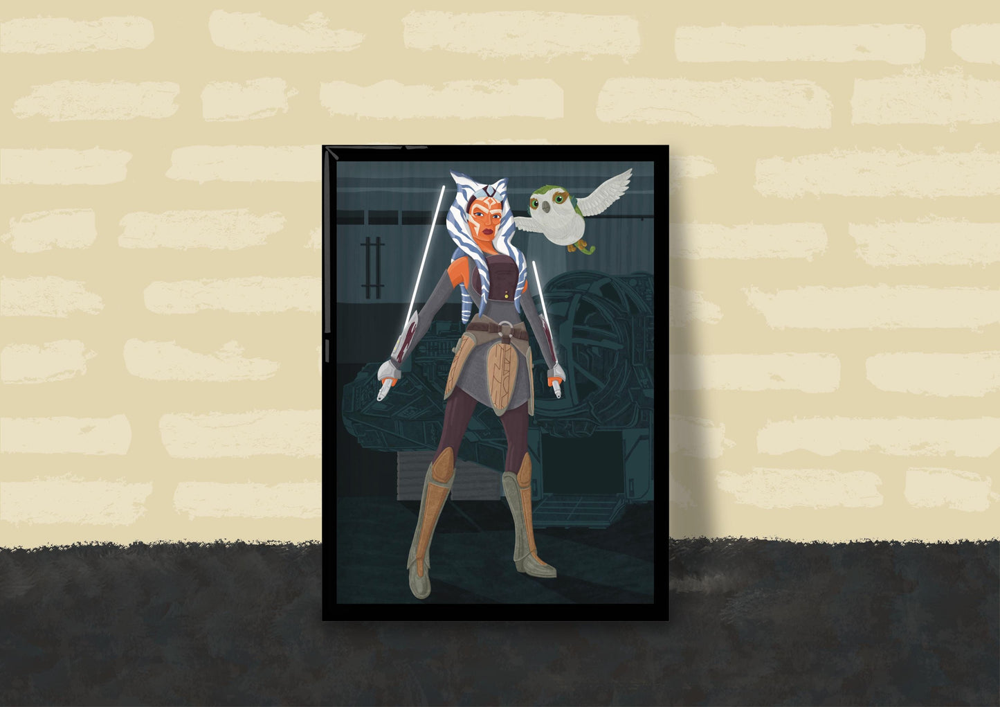 Wall Art | Ahsoka and Morai | Star Wars | Illustration Print