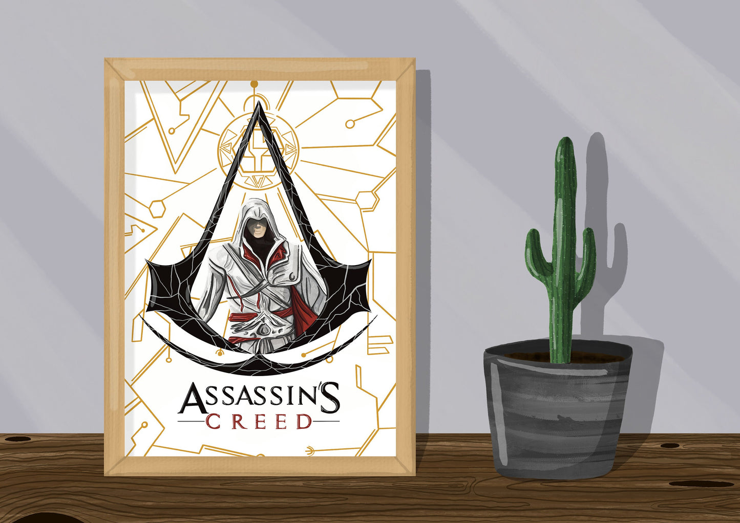 Wall Art | Ezio | Assassins Creed  | Illustration Print