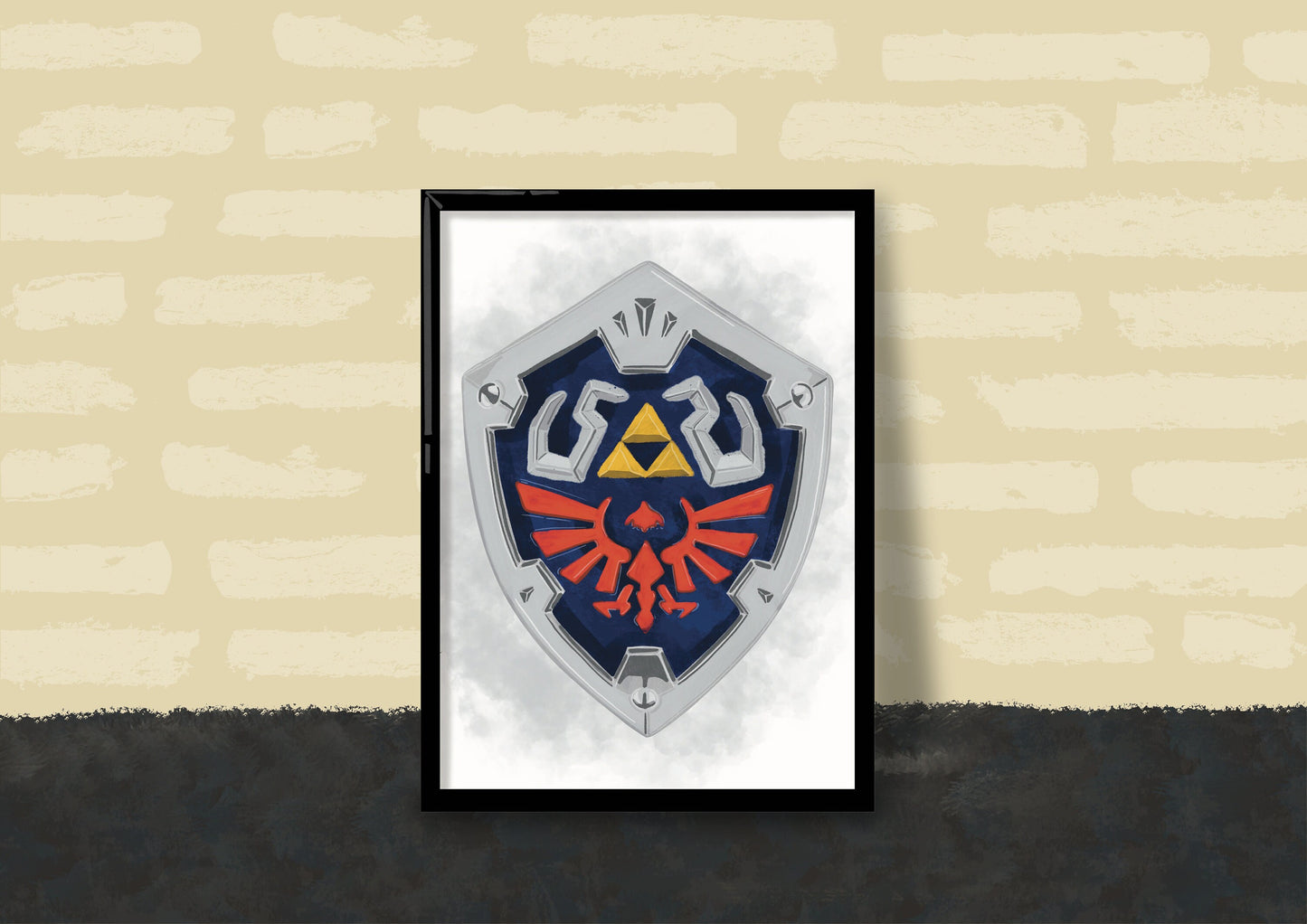 Wall Art | Link's Shield | Zelda | Illustration Print