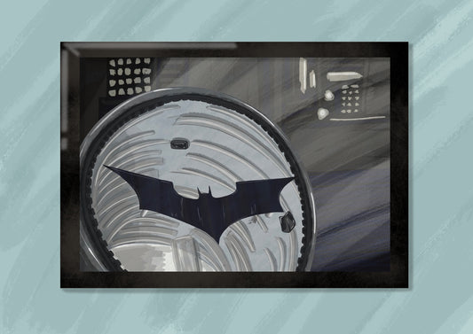 Wall Art | Bat signal | Batman | Illustration Print