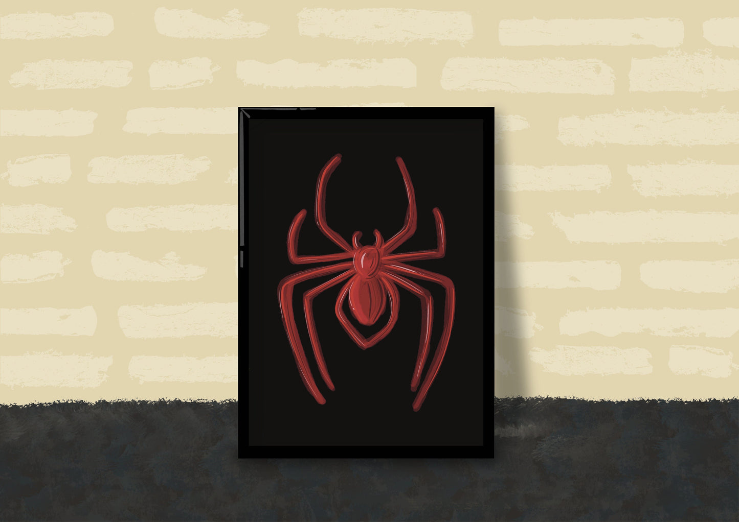 Wall Art | Miles Morales | Spiderman | Marvel | Illustration Print