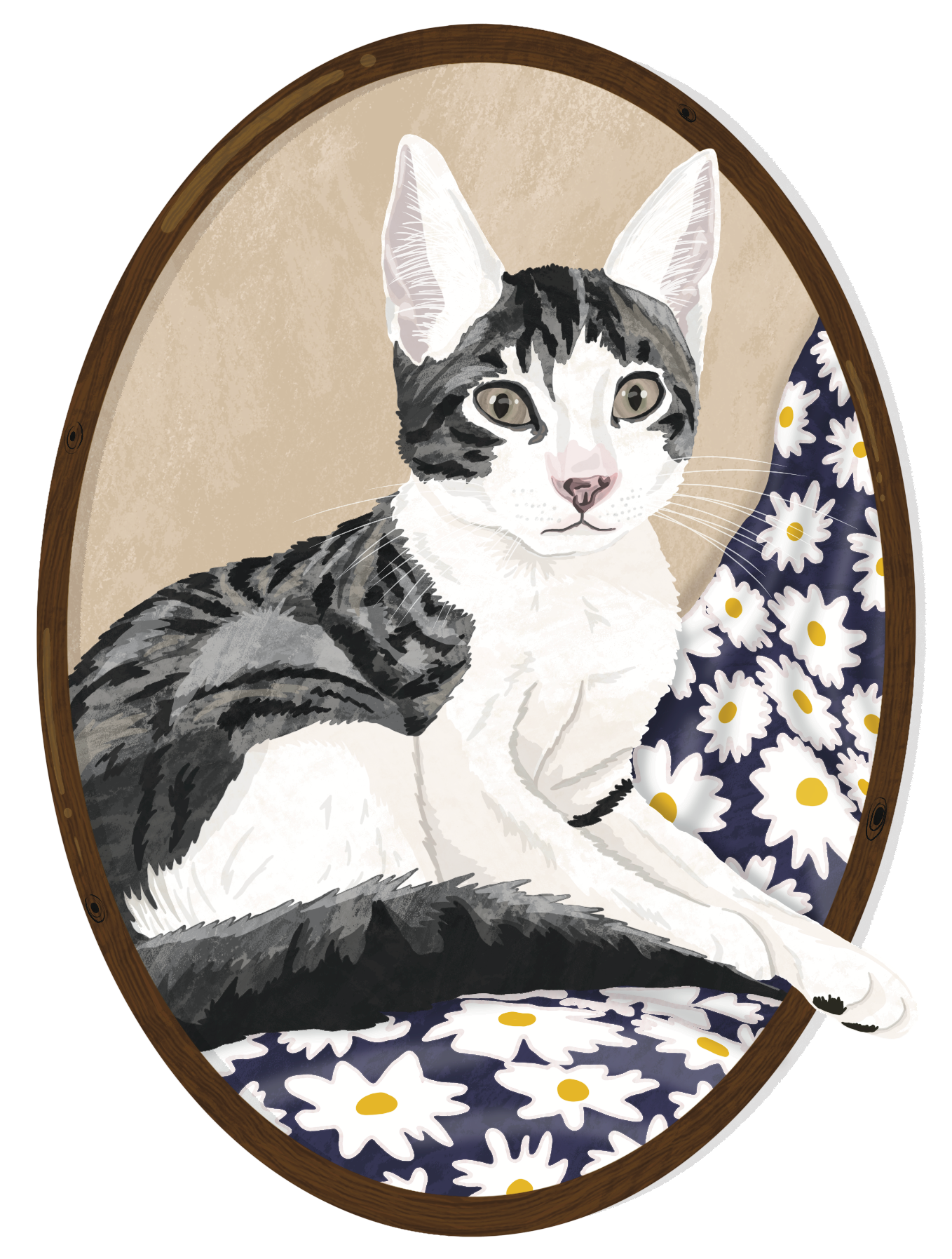 Bespoke Digital Illustration Pet Portrait