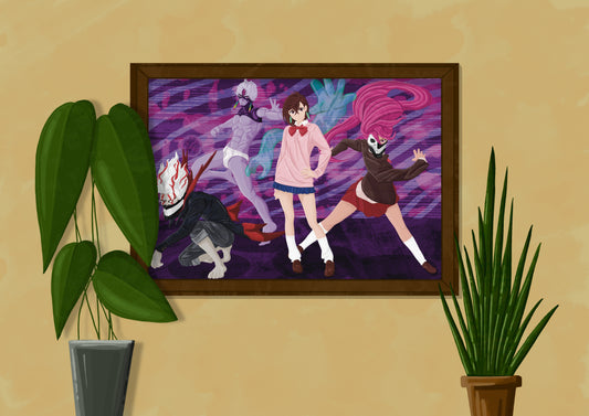 Wall Art | Dan Da Dan | Anime | Illustration Print