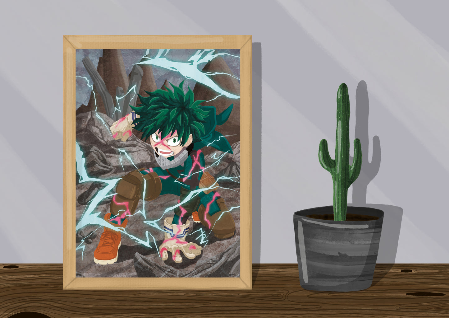 Wall Art | Deku | Anime | My Hero Academia | Illustration Print