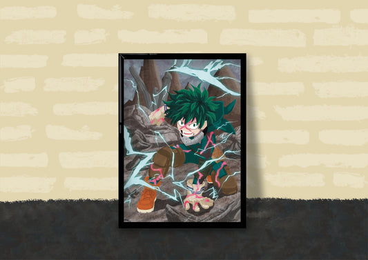 Wall Art | Deku | Anime | My Hero Academia | Illustration Print