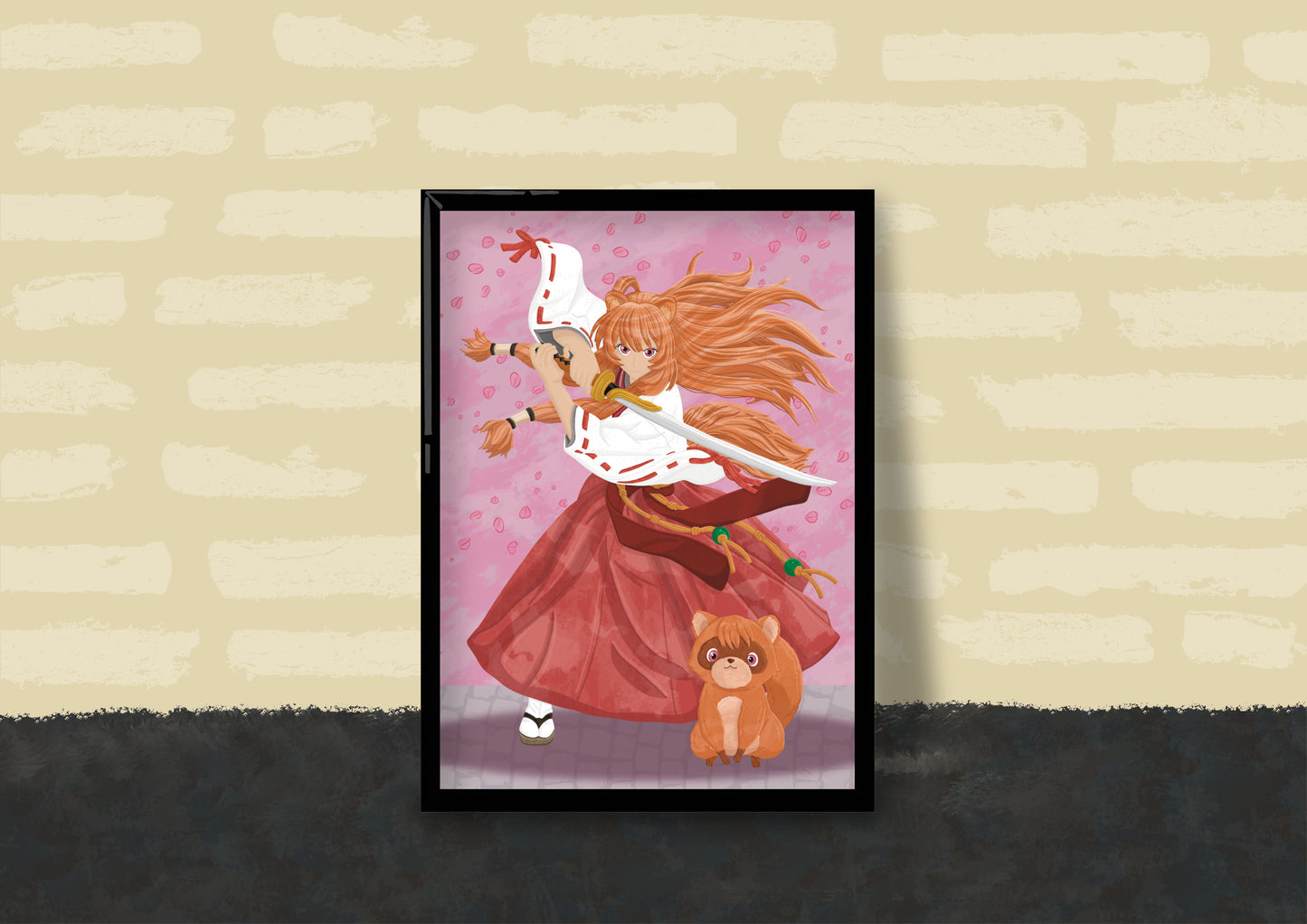Wall Art | Raphtalia | Anime | Rise of the Shield Hero | Illustration Print