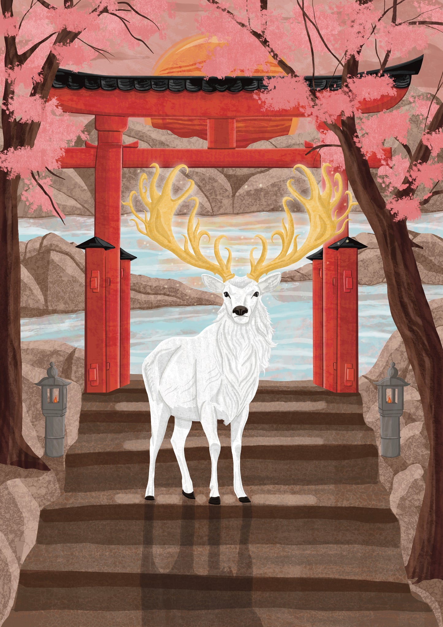 Wall Art | Stag | Tori Gate | Fantasy | Illustration Print