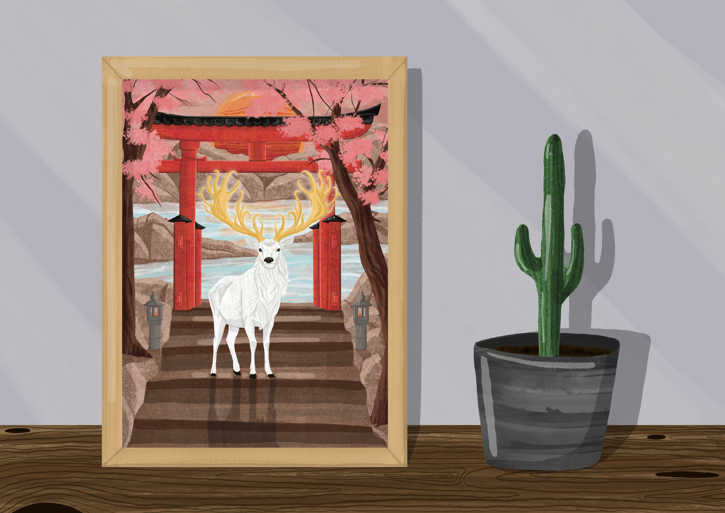 Wall Art | Stag | Tori Gate | Fantasy | Illustration Print