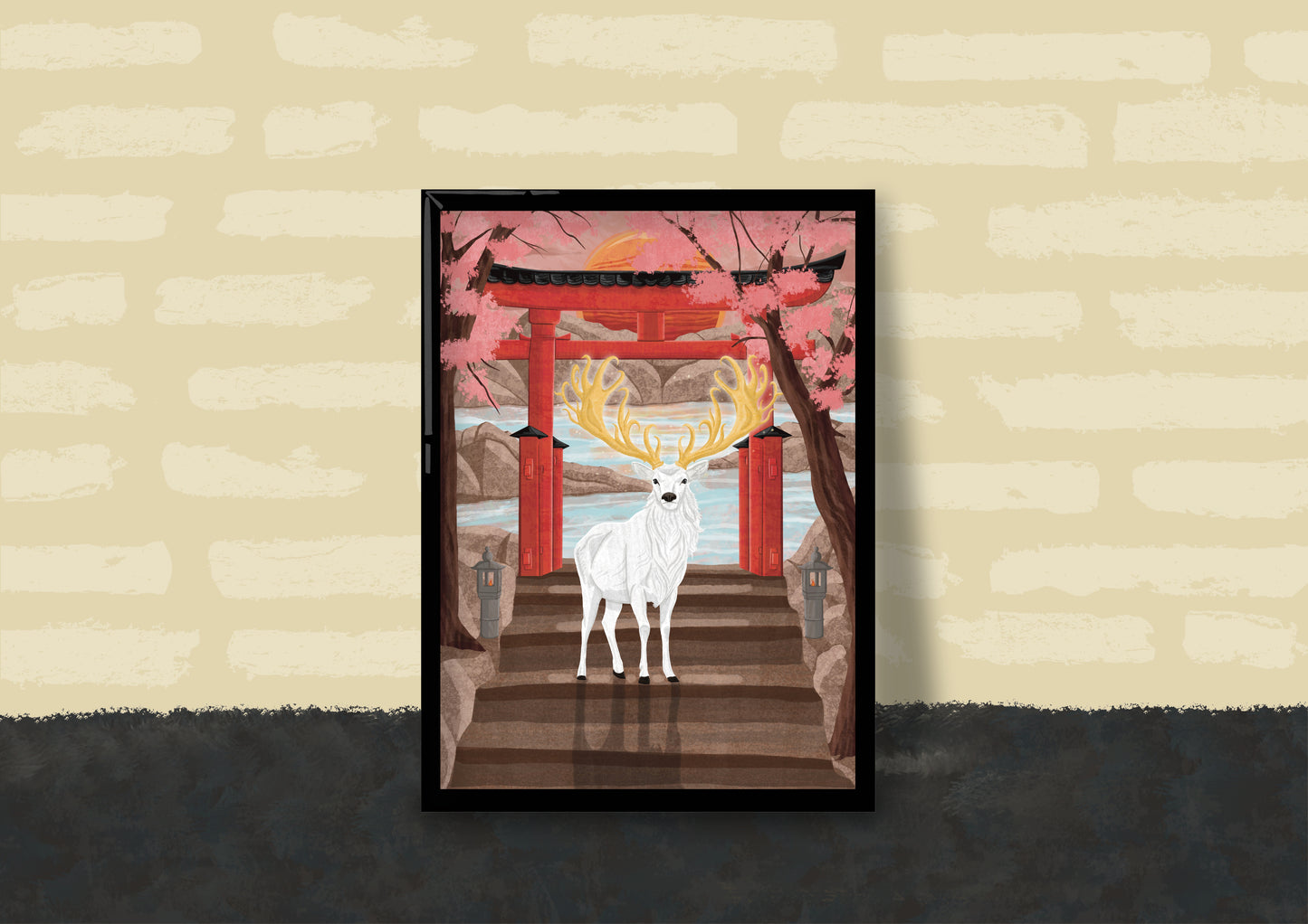 Wall Art | Stag | Tori Gate | Fantasy | Illustration Print