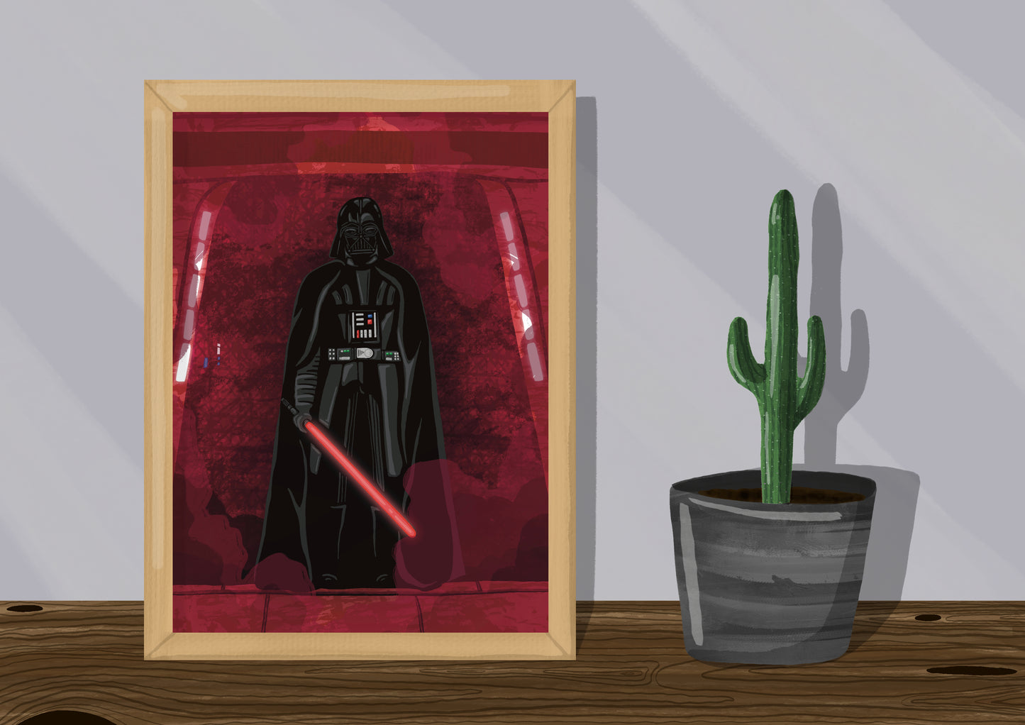 Wall Art | Darth Vader | Star Wars | Illustration Print