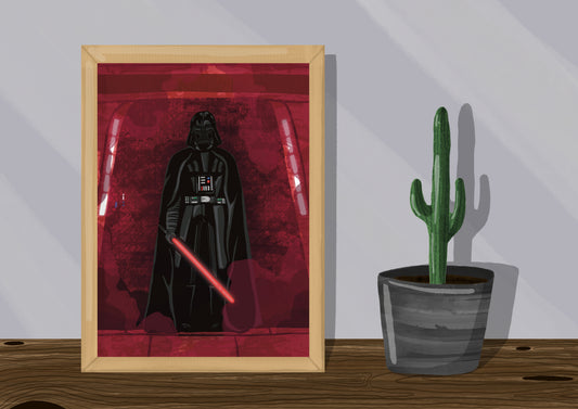 Wall Art | Darth Vader | Star Wars | Illustration Print