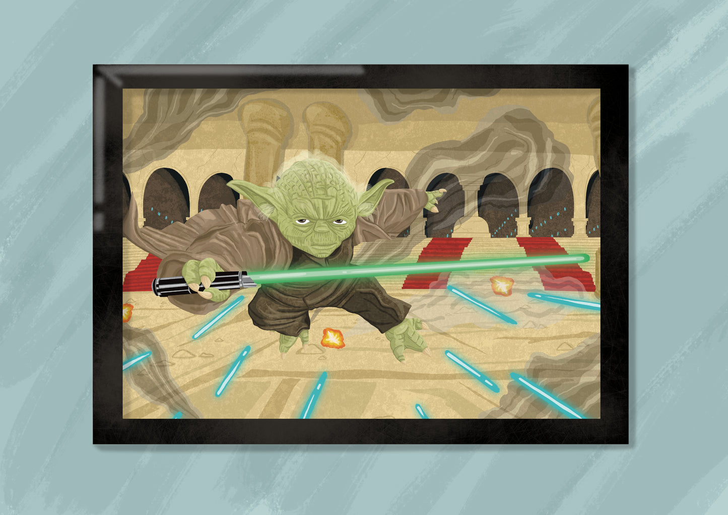 Wall Art | Yoda | Star Wars | Illustration Print