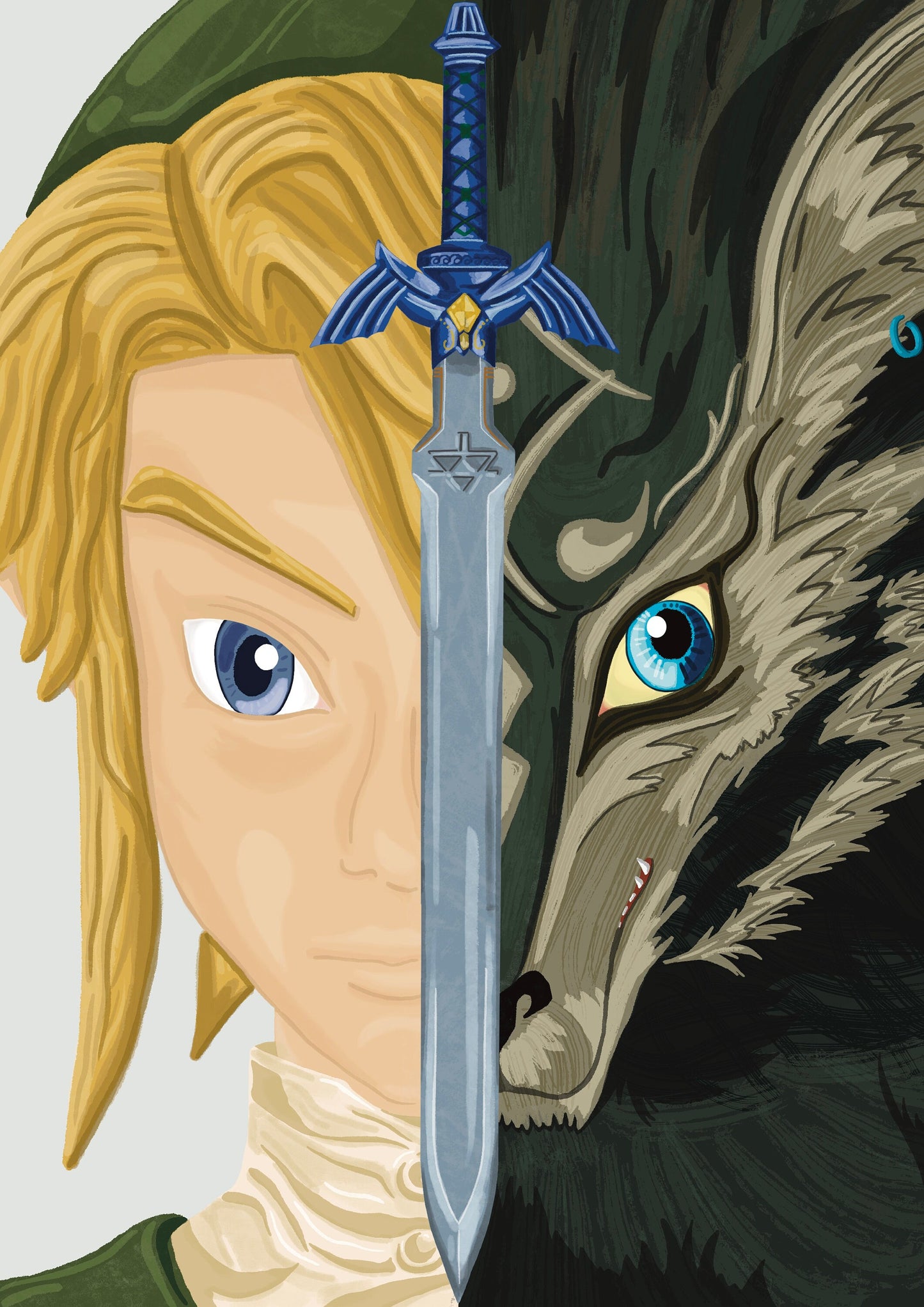 Wall Art | Link Twilight Princess | Zelda | Illustration Print