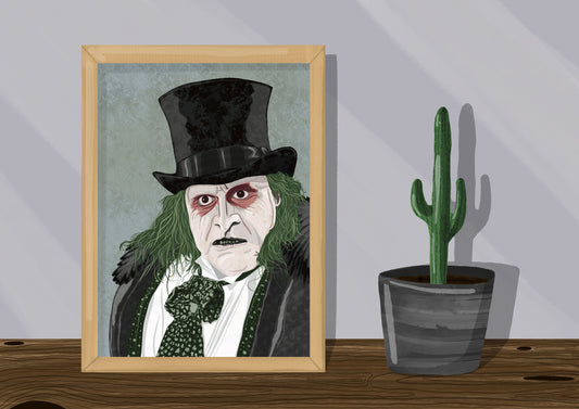 Wall Art | Penguin | Batman | Illustration Print