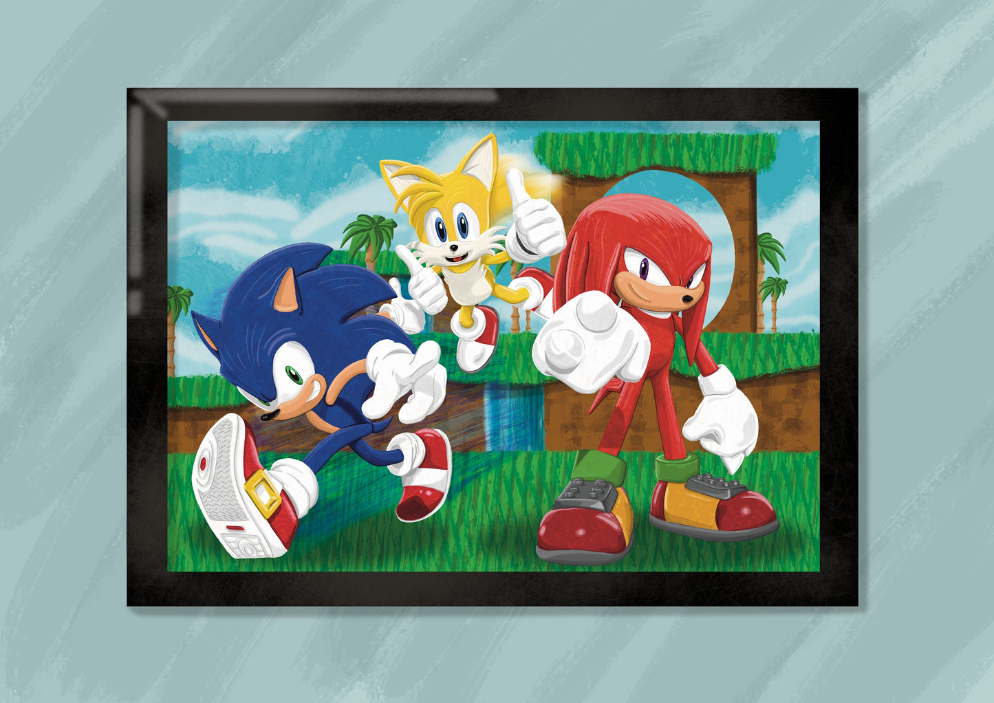 Wall Art | Team Sonic | Saga | Illustration Print