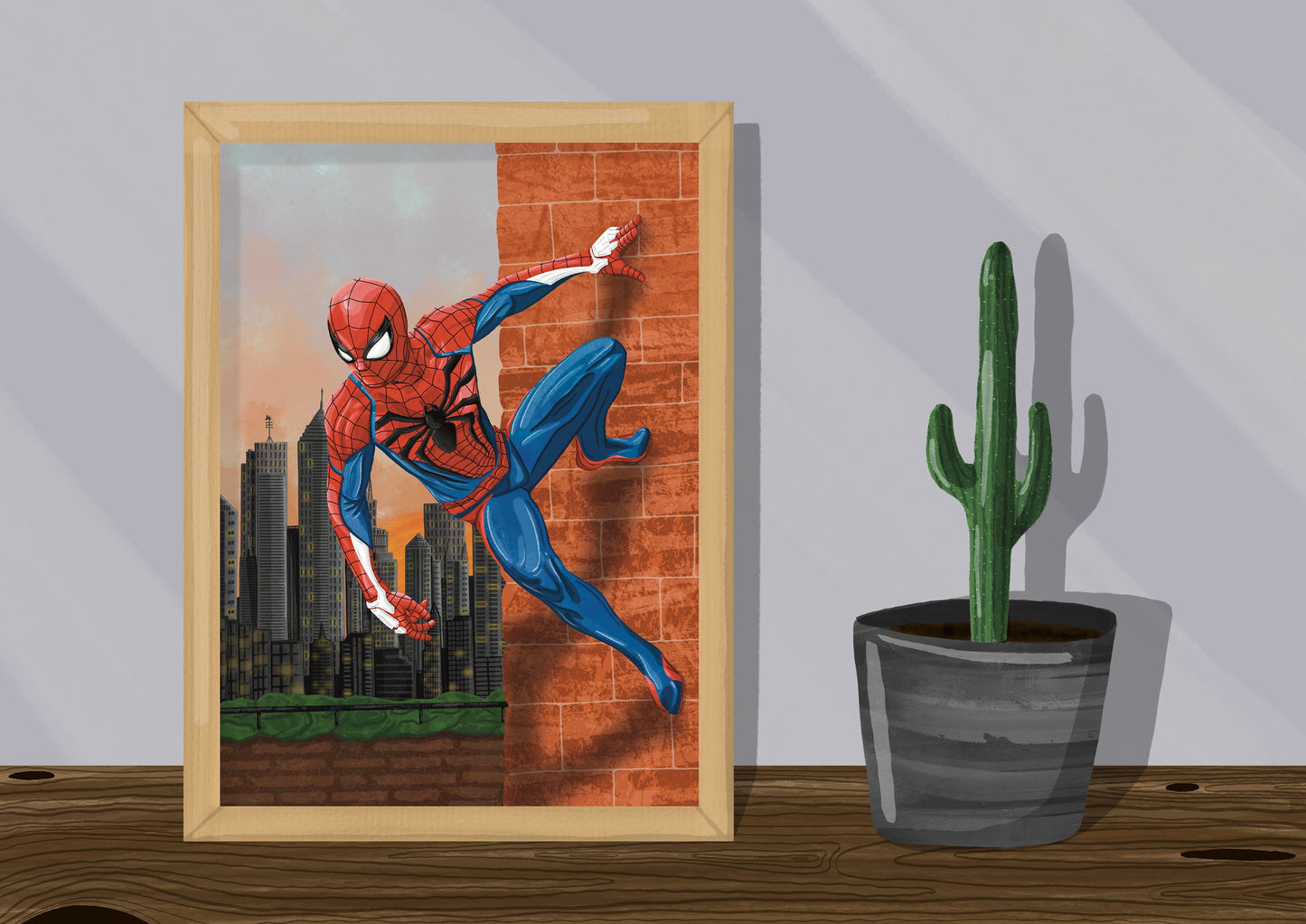 Wall Art | Spiderman | Marvel | Illustration Print