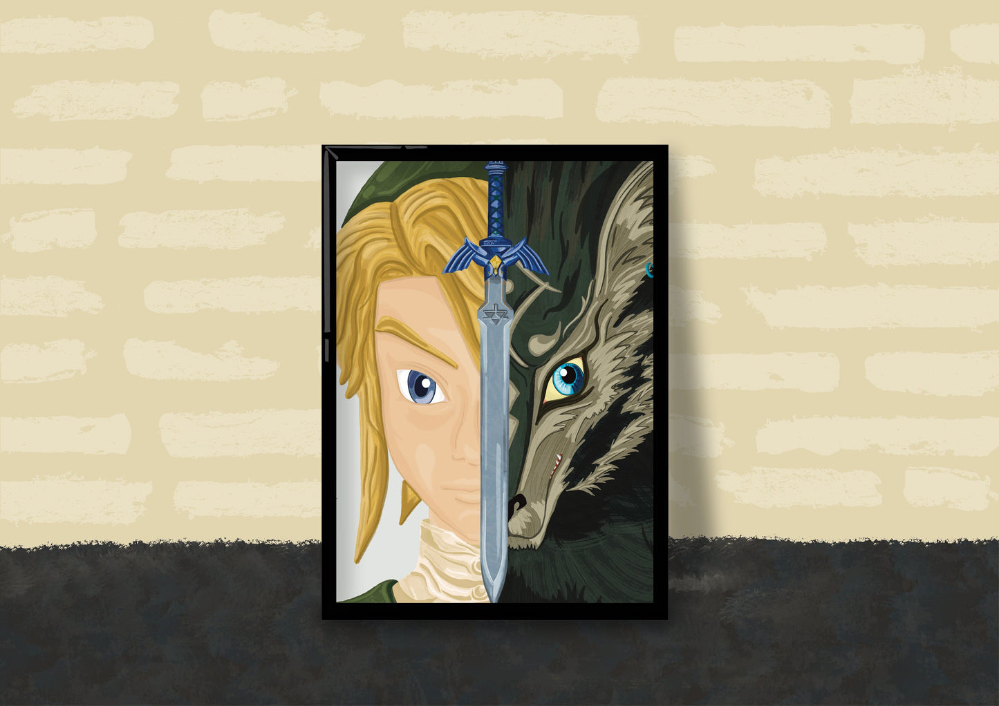 Wall Art | Link Twilight Princess | Zelda | Illustration Print