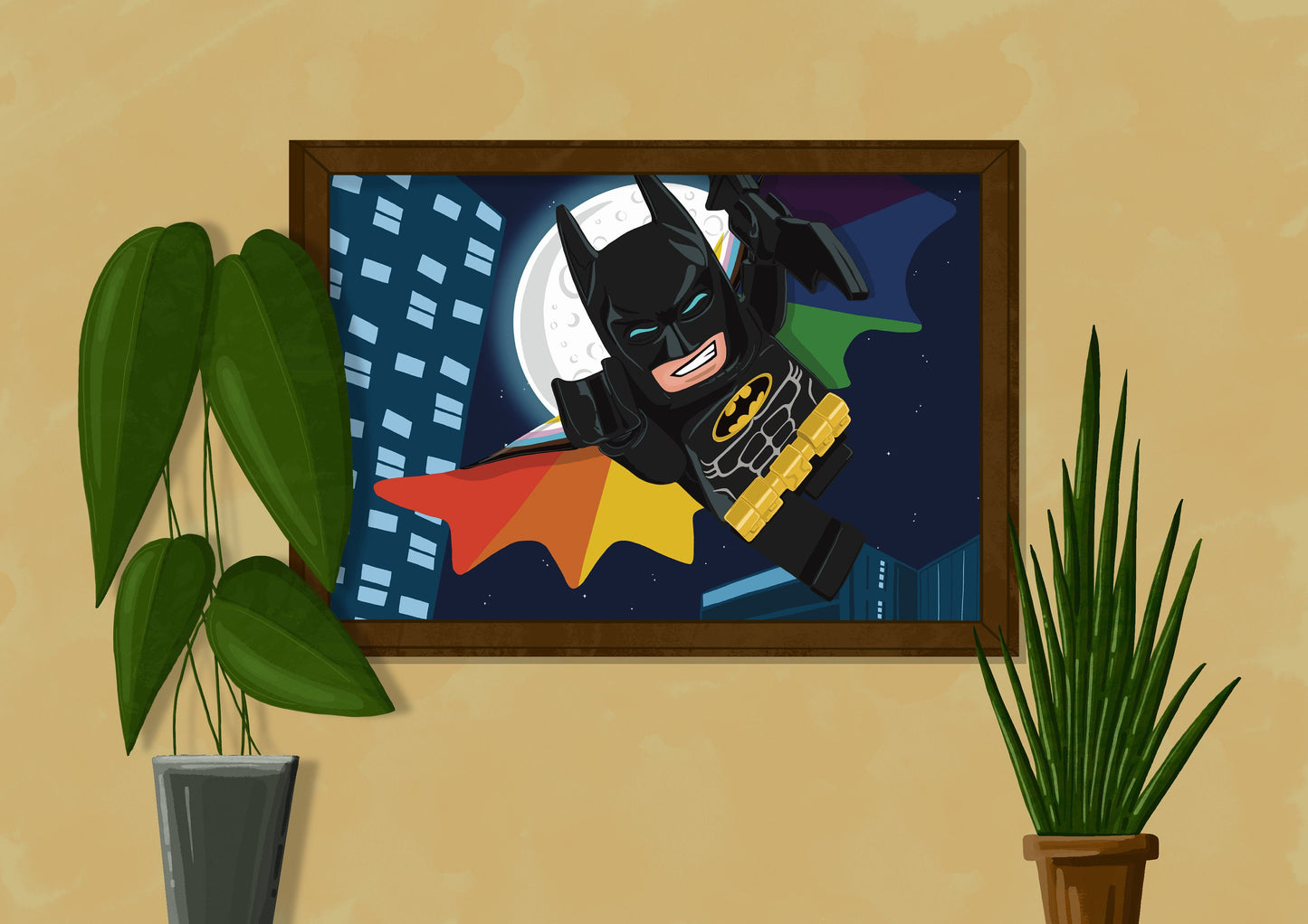 Wall Art | Lego Batman | Illustration Print