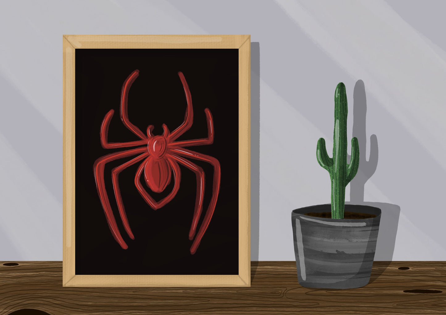 Wall Art | Miles Morales | Spiderman | Marvel | Illustration Print