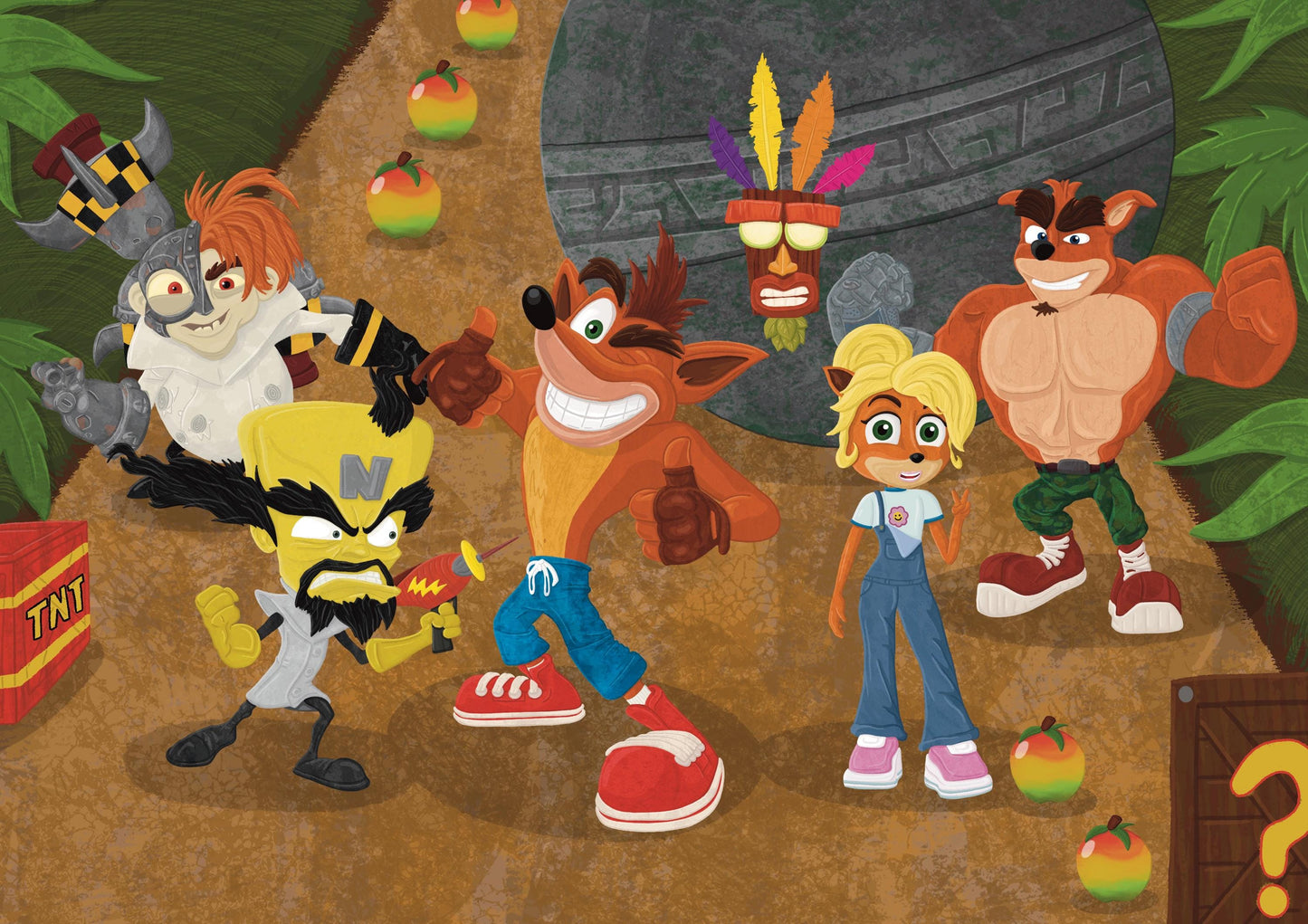 Wall Art | Crash Bandicoot | Activision | Illustration Print