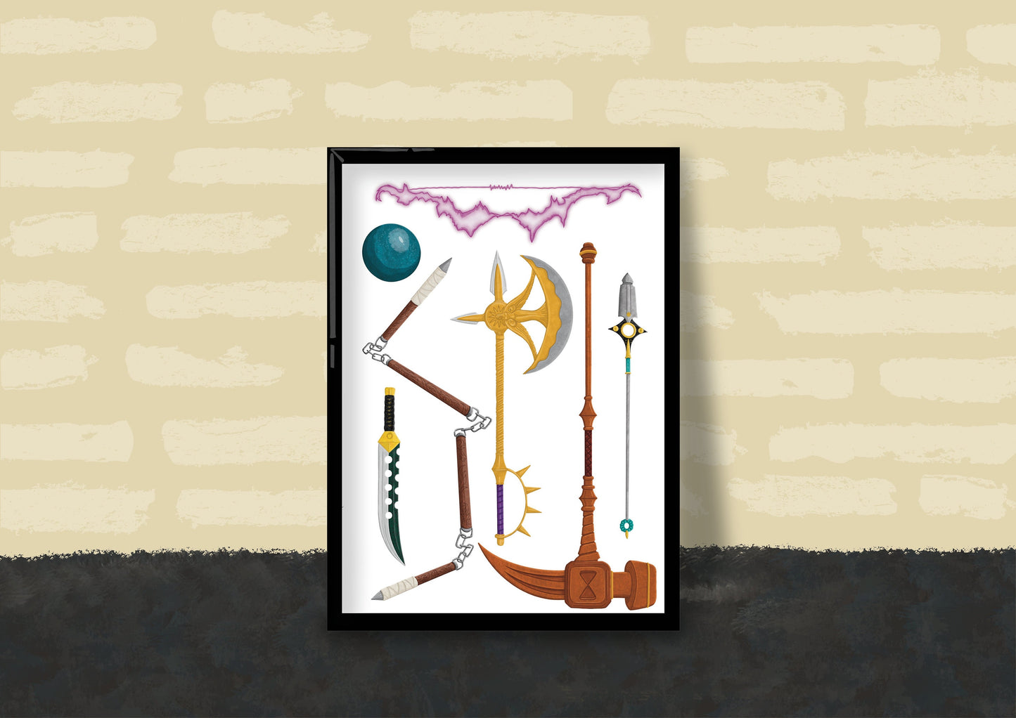 Wall Art | Sacred Treasures | Anime | Seven Deadly Sins | Illustration Print